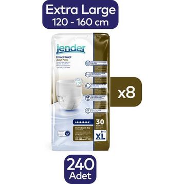 Jender Emici Külot XLarge 240 Adet Yetişkin Hasta Bezi