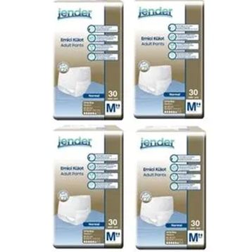 Jender Emici Medium Orta Boy 120 Adet Külotlu Hasta Bezi