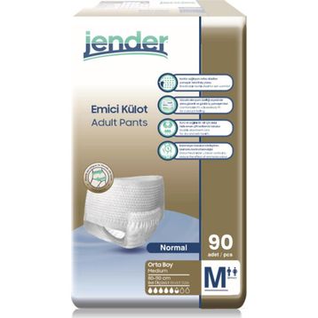 Jender Medium Beden 90 Adet Emici Külot