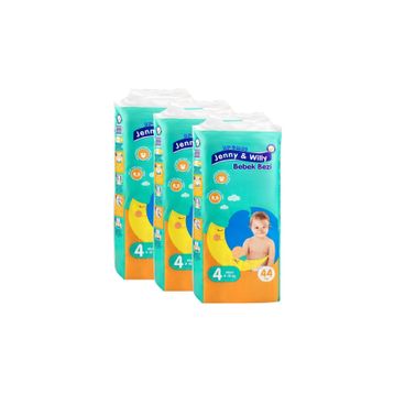 Jenny & Willy No:4 Maxi 132 Adet Bebek Bezi