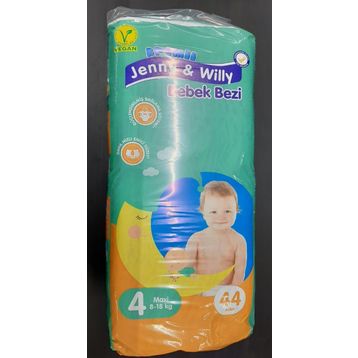 Jenny & Willy No:4 Maxi 44 Adet Bebek Bezi