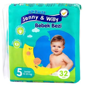 Jenny & Willy No:5 Junior 32 Adet Bebek Bezi