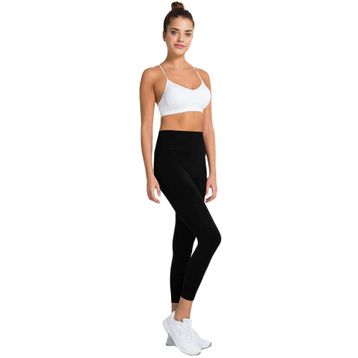 Jerf 5002581727004 Gela Yüksek Bel Esnek ve Toparlayıcı Spor Siyah Kadın Tayt