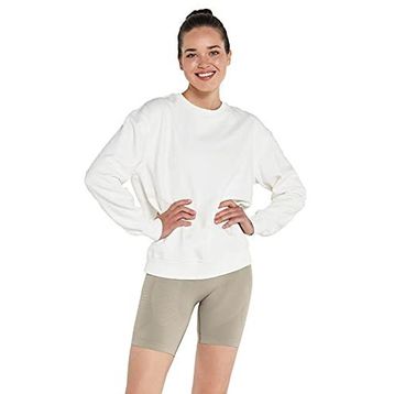 Jerf Lydney Krem Sıfır Yaka Kadın Sweatshirt