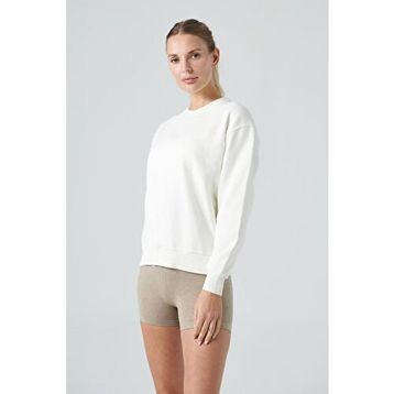 Jerf Lydney Krem Sıfır Yaka Kadın Sweatshirt