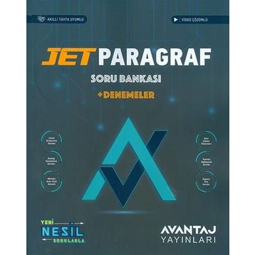 Jet Paragraf Soru Bankası Denemeler - Avantaj Yayınları