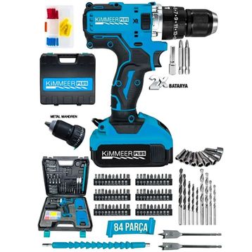 Jetta Power Tools Kimmer Plus 14.4 V 2 Ah 84 Parça Şarjlı Matkap