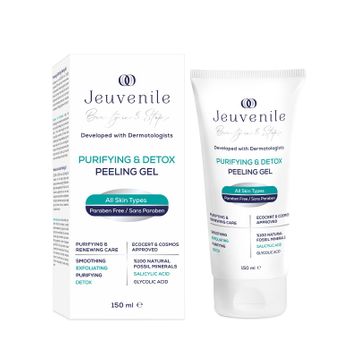 Jeuvenile 150 ml Yenileyici ve Arındırıcı %100 Doğal Fosil Mineral İçerikli Peeling Jel