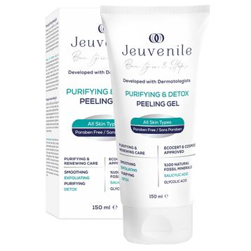 Jeuvenile 150 ml Yenileyici ve Arındırıcı %100 Doğal Fosil Mineral İçerikli Peeling Jel