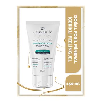 Jeuvenile 150 ml Yenileyici ve Arındırıcı %100 Doğal Fosil Mineral İçerikli Peeling Jel