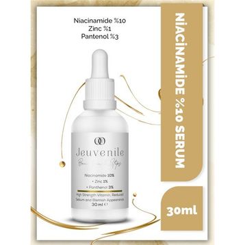 Jeuvenile 30 ml Niacinamide %10+Zinc%1+Panthenol %3 Cilt Yağı Dengeleyici ve Leke Karşıtı Serum