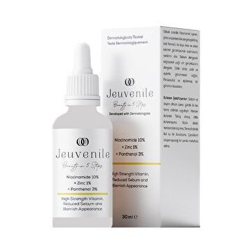 Jeuvenile 30 ml Niacinamide %10+Zinc%1+Panthenol %3 Cilt Yağı Dengeleyici ve Leke Karşıtı Serum