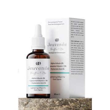 Jeuvenile Alpha Arbutin %2+Liposomal Vitamin C %5+Hyaluronic Acid %1 30 ml Leke Karşıtı Serum
