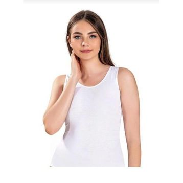 Jiber 549 Geniş Askılı Siyah Kadın Atlet