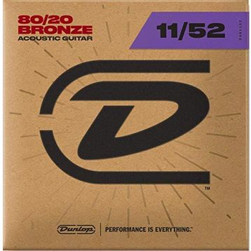 Jim Dunlop DAB1152 Medium-Light 80/20 Bronze Akustik Gitar Teli
