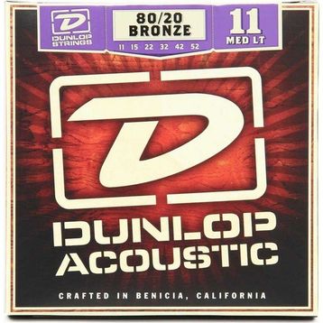 Jim Dunlop DAB1152 Medium-Light 80/20 Bronze Akustik Gitar Teli