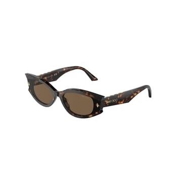 Jimmy Choo 5015U 500273 62-17 Alaca Kahverengi Kadın Güneş Gözlüğü
