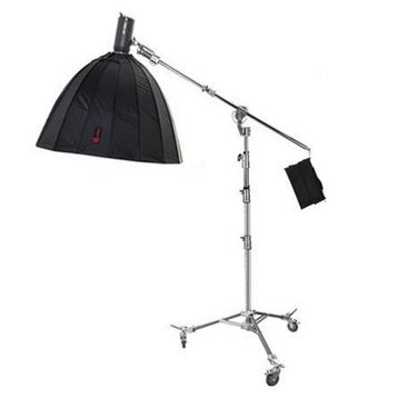 Jinbei M-6 2 in 1 Profesyonel Fonksiyonel Krom Işık Standı