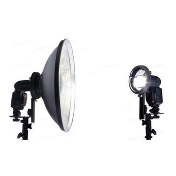 Jinbei QZ-40 Beauty Dish ET-1 Tepe Flaş Taşıyıcı Adaptör Seti