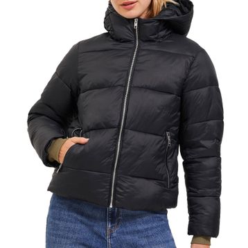 JJXX 12238268-Black Jxbillie Puffer Jacket Otw Sn Kadın Siyah Mont