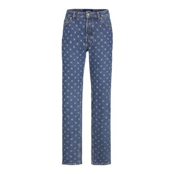 JJXX JXSEOUL Stra MW Laser R3042 DNM Medium Blue Denim Kadın Jeans