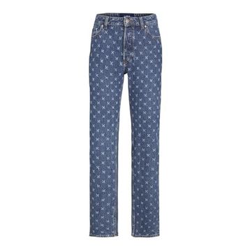 JJXX JXSEOUL Stra MW Laser R3042 DNM Medium Blue Denim Kadın Jeans