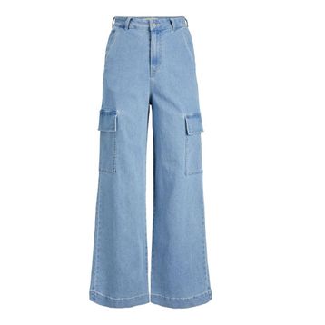 JJXX JXTOKYO Asha Wide HW YK DNM Light Blue Denim Kadın Jeans