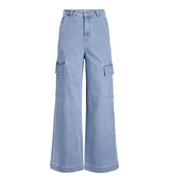 JJXX JXTOKYO Asha Wide HW YK DNM Light Blue Denim Kadın Jeans