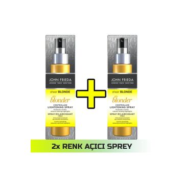John Frieda 2x100 ml Sheer Blonde Go Blonder Renk Açıcı Sprey
