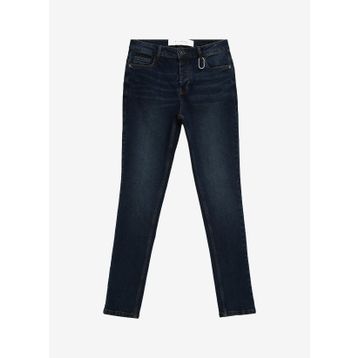 John Richmond UMA23127JE Lacivert Normal Bel Normal Paça Slim Fit Denim Erkek Pantolon