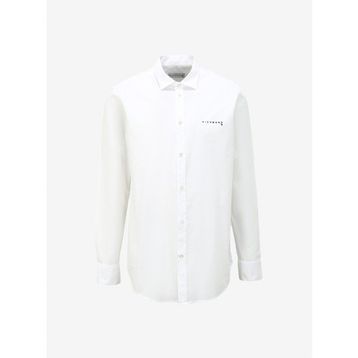 John Richmond UMA23135CA Beyaz Slim Fit Gömlek Yaka Erkek Gömlek
