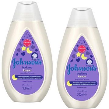 Johnson's 2x300 ml Bed Time Bebek Losyonu