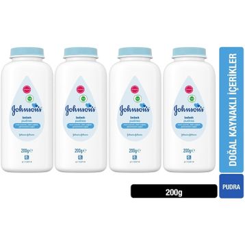 Johnson's Baby 200 gr 4'lü Bebek Pudrası