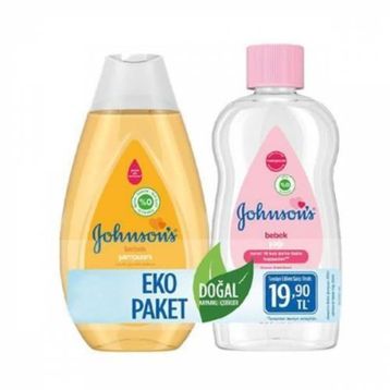 Johnson's Baby 200 ml Nazik Günlük Bakım Bebek Şampuanı + 200 ml Bebek Yağı