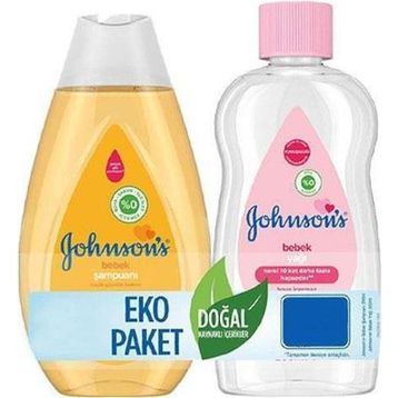 Johnson's Baby 200 ml Nazik Günlük Bakım Bebek Şampuanı + 200 ml Bebek Yağı