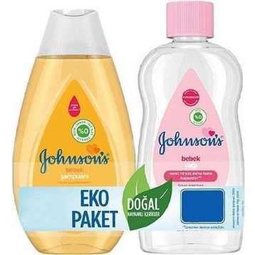 Johnson's Baby 200 ml Nazik Günlük Bakım Bebek Şampuanı + 200 ml Bebek Yağı