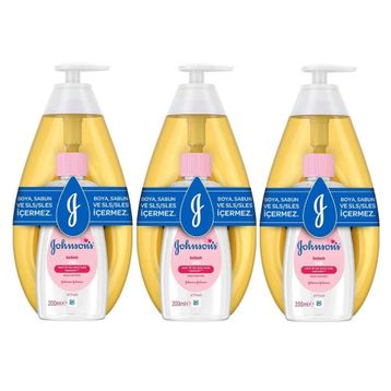 Johnson's Baby 3'lü Set Klasik 750 ml Bebek Şampuanı + 200 ml Bebek Yağı
