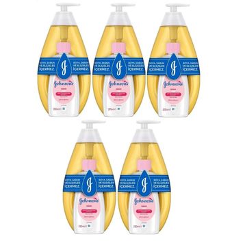 Johnson's Baby 5'li Set Klasik 750 ml Bebek Şampuanı + 200 ml Bebek Yağı