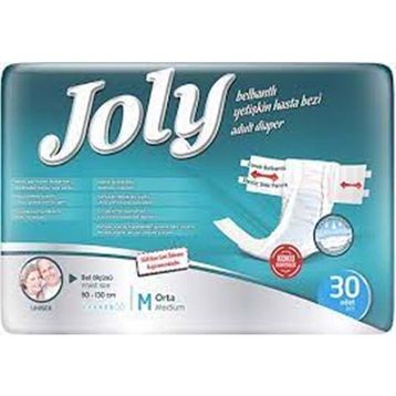 Jolly Bağlamalı 30 Adet Medium Hasta Bezi