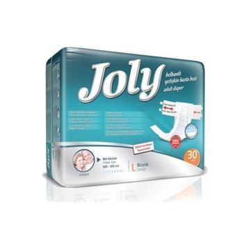 Jolly Bel Bantlı Yetişkin L 30 Adet Hasta Bezi