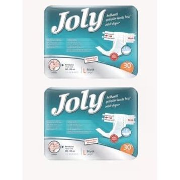 Jolly Belbantlı Büyük Boy 2x30 Adet Hasta Bezi