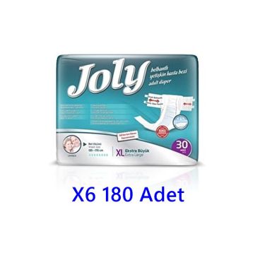 Jolly Belbantlı XL 180 Adet Hasta Bezi