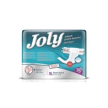 Jolly Esnek Bel Bantlı Yetişkin XL 30 Adet Hasta Bezi