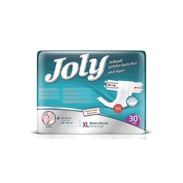 Jolly Esnek Bel Bantlı Yetişkin XL 30 Adet Hasta Bezi