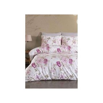 Jolly Home 4 Mevsim Çift Kişilik Kapitoneli Lina Mürdüm Nevresim Takımı