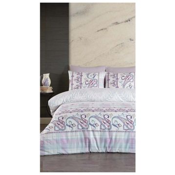 Jolly Home 4 Mevsim Tek Kişilik Kapitoneli Melina Lila Mint Nevresim Takımı