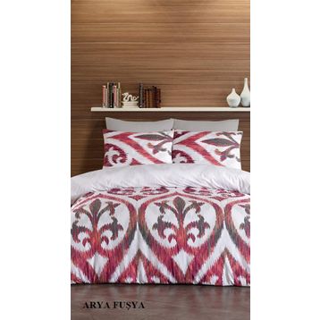 Jolly Home Arya Fuşya 4 Mevsim Kapitoneli Tek Kişilik Nevresim Takımı