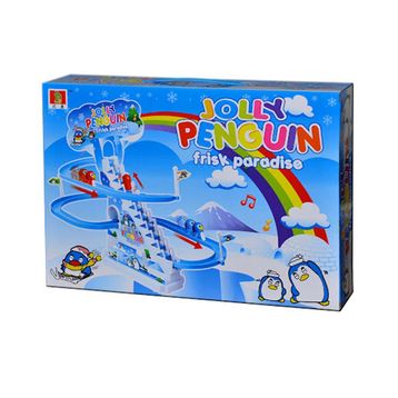 Jolly Pilli Çılgın Merdivenli Kayan Penguenler