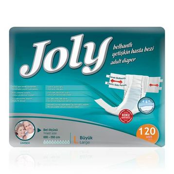 Joly 120 Adet Large Belbantlı Hasta Bezi