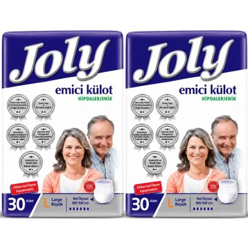Joly 60 Adet Large Emici Külot